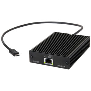 Sonnet Solo 10G Thunderbolt 3 to 10Gb Base-T Ethernet Adapter